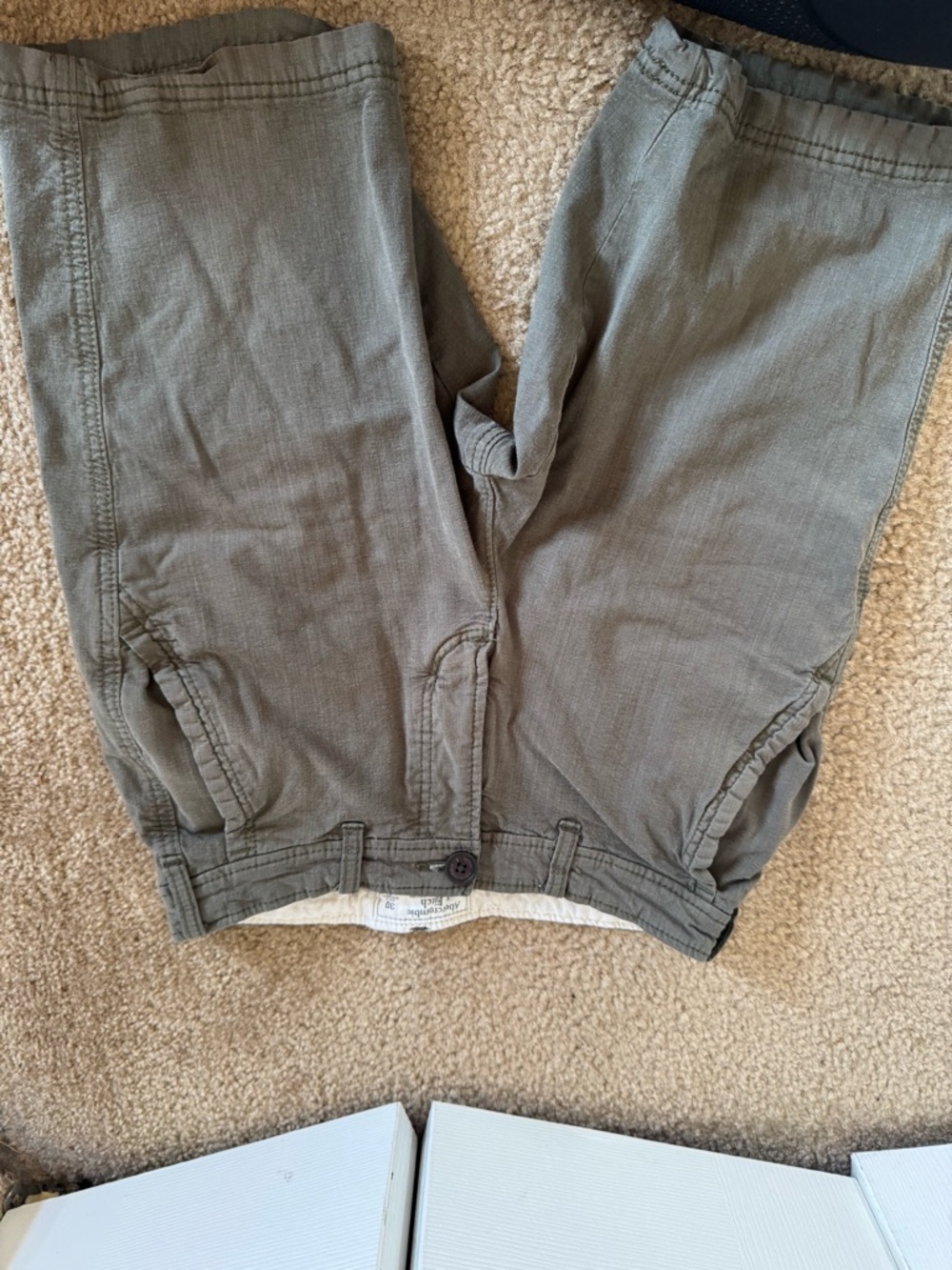 Abercrombie and Fitch casual Olive Green Men's Shorts